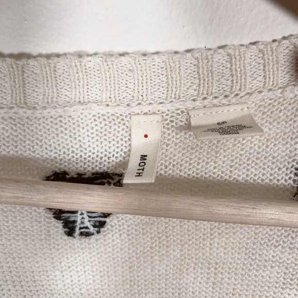 ANTHROPOLOGIE | MOTH HEART INTARSIA ALPACA BLEND SWEATER CARDIGAN - Picture 9 of 14